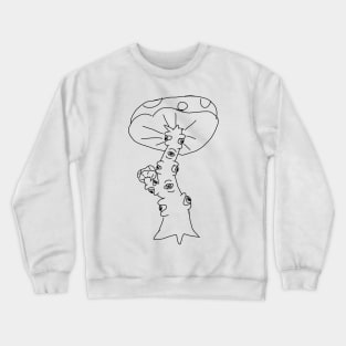 Eye Mushroom Crewneck Sweatshirt